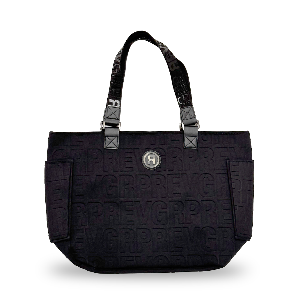 Black Type Tote Bag