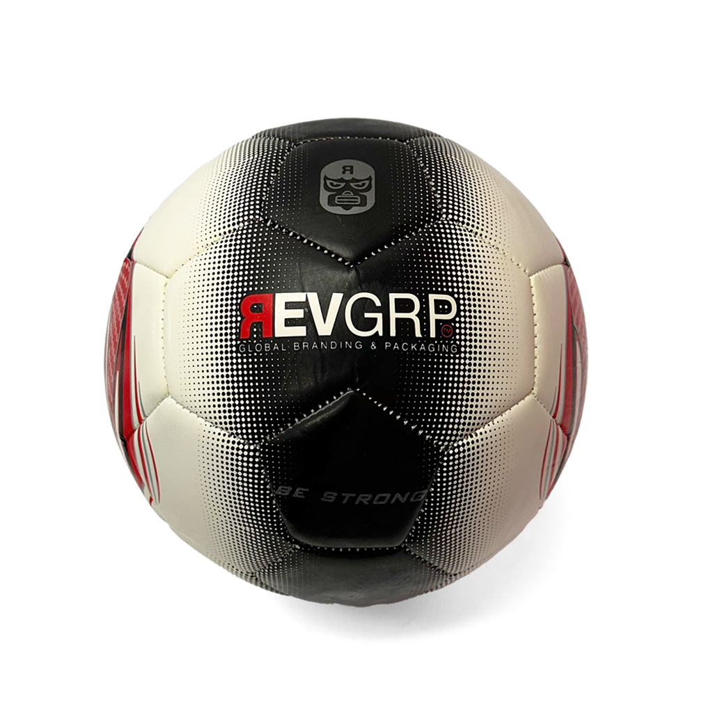 Red & Black Soccer Ball