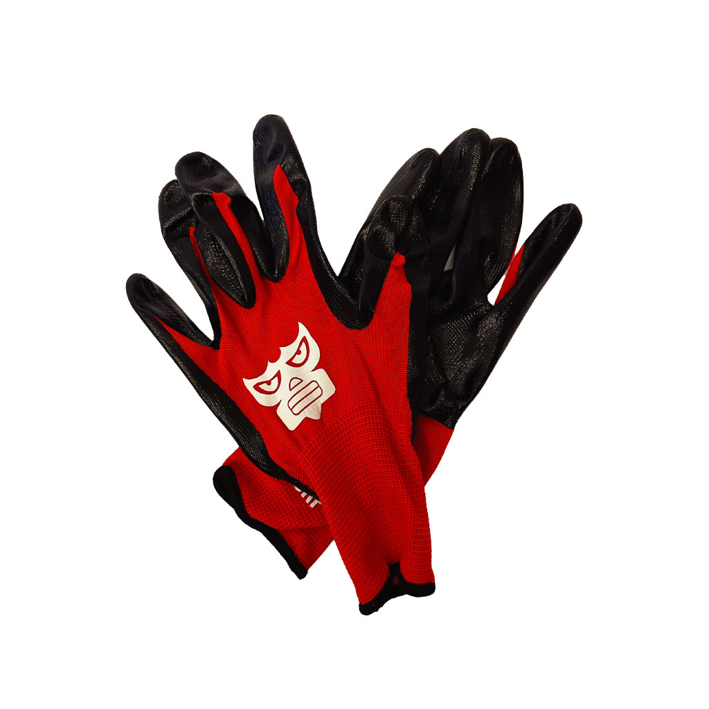 Red & Black Utility Gloves