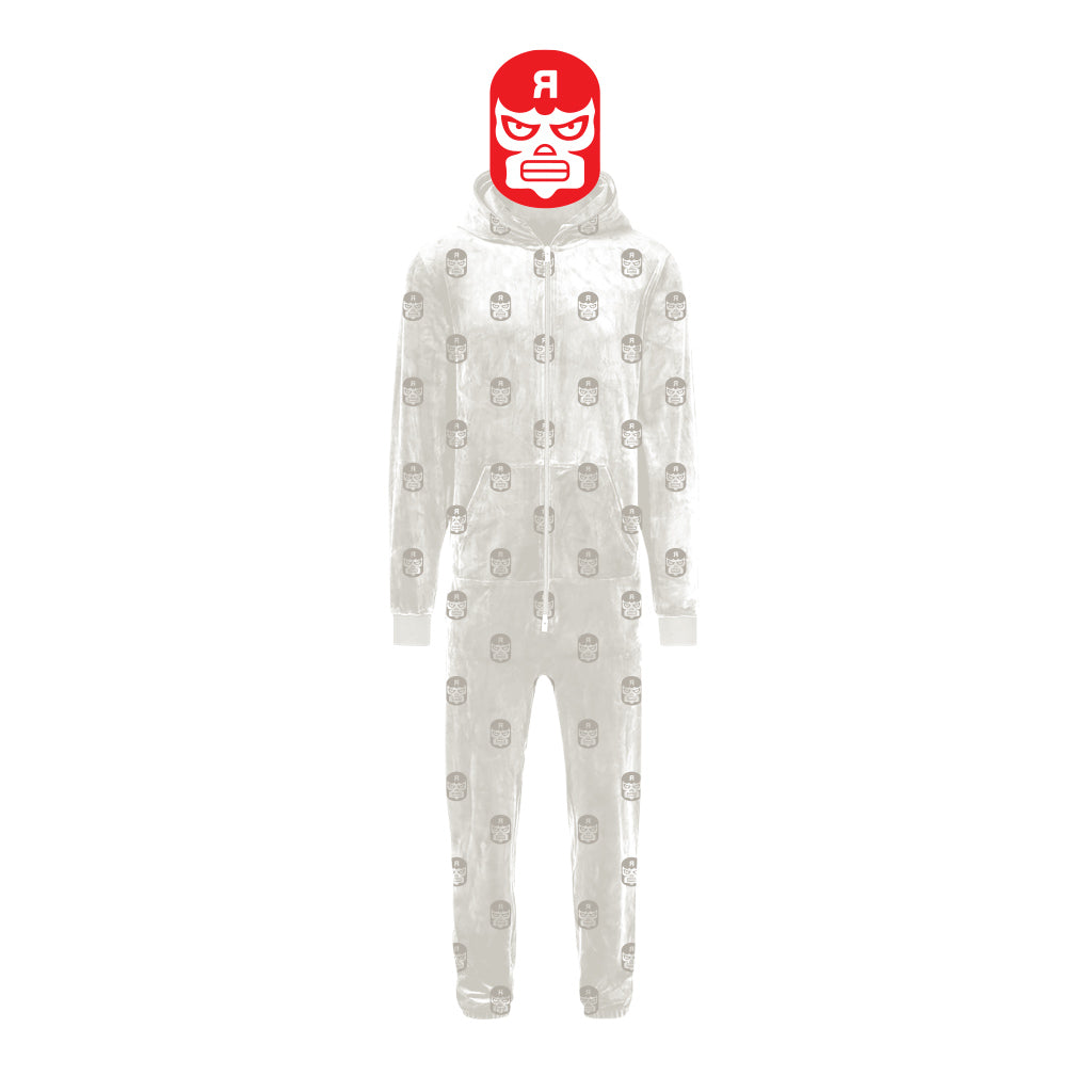 White Velour Lounge Set